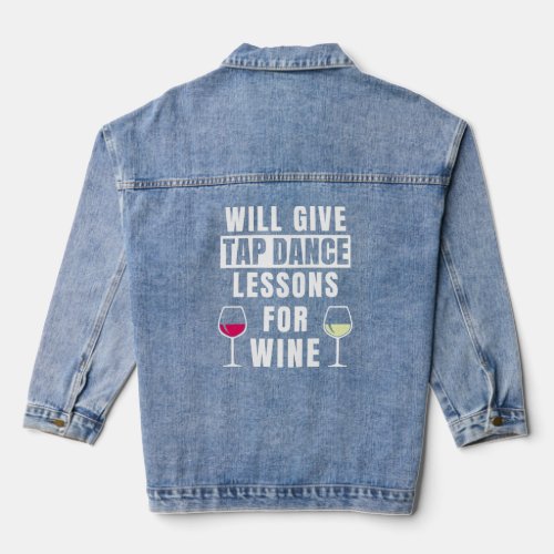 Tap Dance Lessons For Wine Dancing Outfit  Tap Dan Denim Jacket