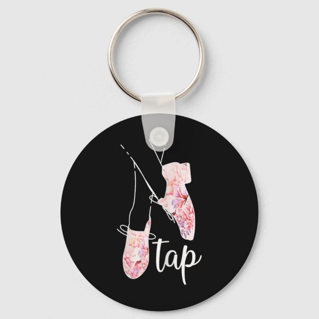 Tap Dance Lover Tap Dancer Dancing Teacher  Keychain (Front)