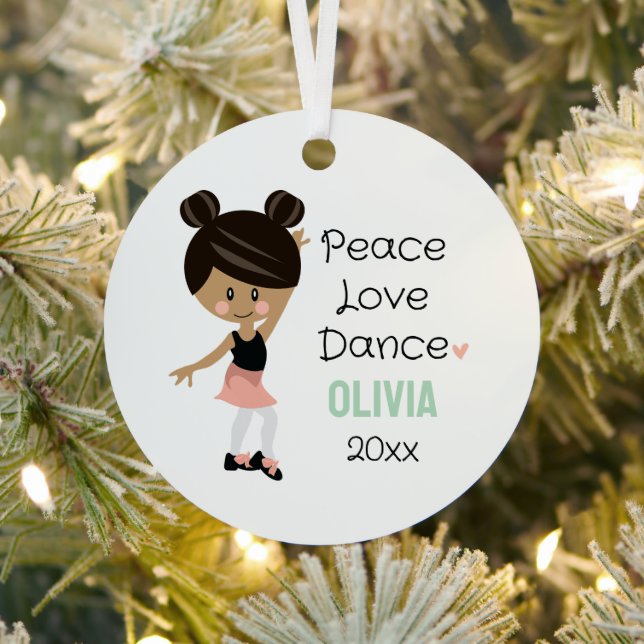  Tap Dance Ornament Dark Skin Dark Hair (Insitu)