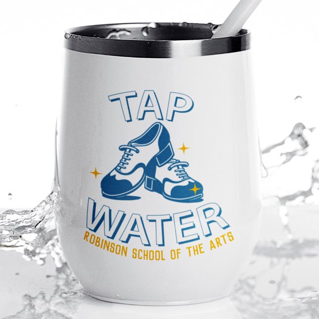 Tap Dance Oxford Shoes Customizablr Thermal Wine Tumbler (Creator Uploaded)
