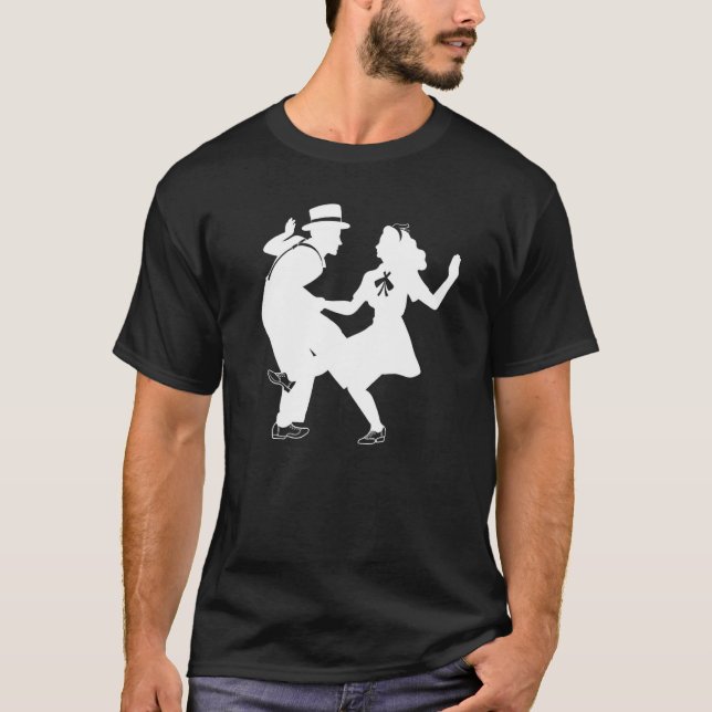 Tap Dance Partner Instructor Sound Dancer Step Dan T-Shirt (Front)