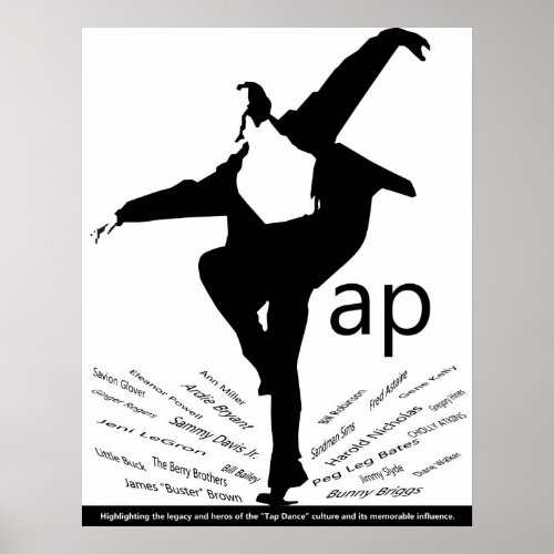 Tap Dance Poster Legends