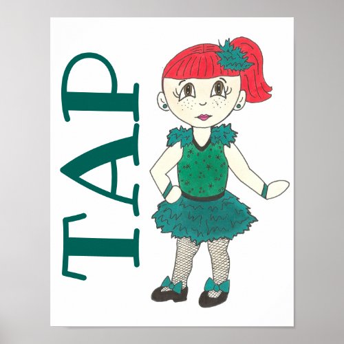 TAP Dance Recital Studio School Decor Art Tapdance