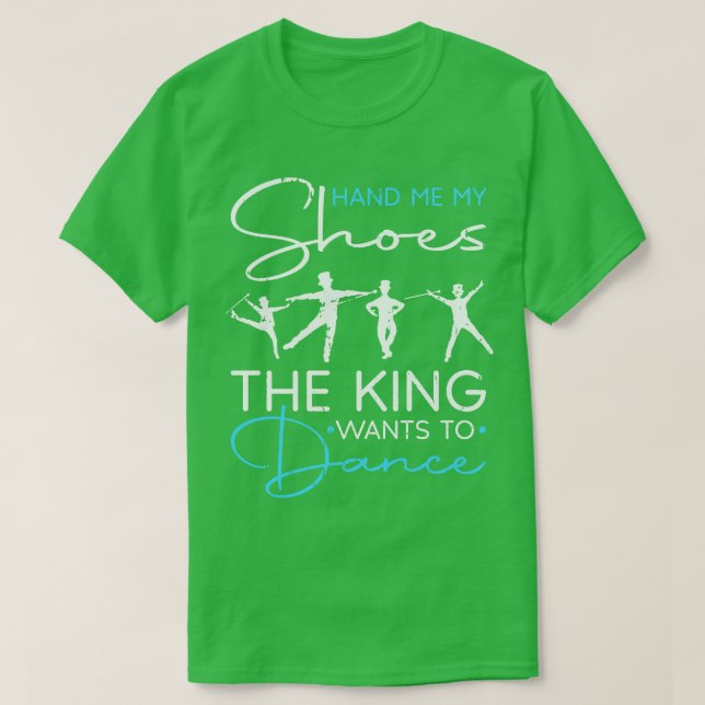 Tap Dance Shoes Men Boys Tap Dancer T-Shirt (Design Front)