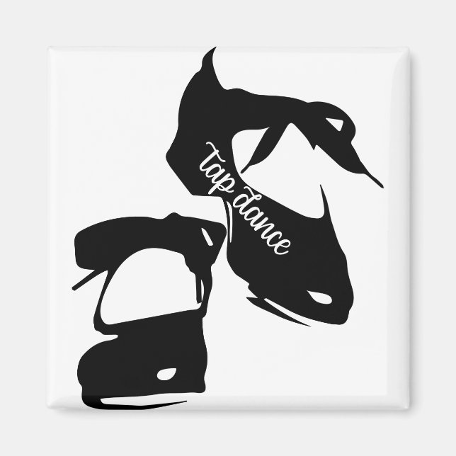 Tap Dance shoes tap dancer Magnet (Front)