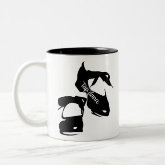 Tap Dance shoes tap dancer Two-Tone Coffee Mug