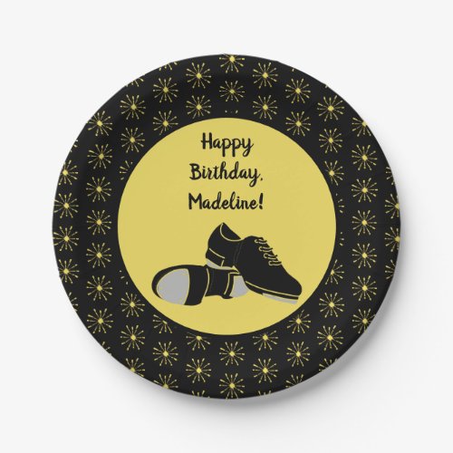 Tap Dance Shoes Tap Dancers Party Paper Plates