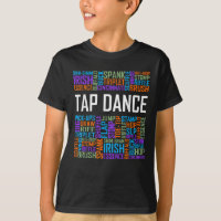 Tap Dance Words Lover Tap DancerDancing Teacher