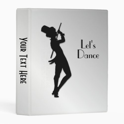 Tap Dancer 4 Lets Dance Personalized Mini Binder