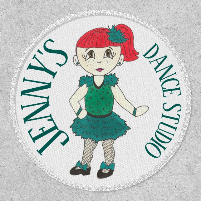 Tap Dancer Dance Teacher Studio Recital Dancing Patch (Front)