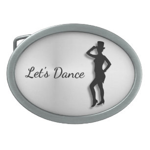 Tap Dancer Let's Dance Belt Buckle