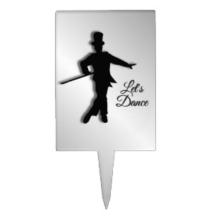 Tap Dancer Let's Dance Cake Topper