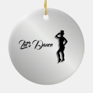 Tap Dancer Let's Dance Ceramic Ornament
