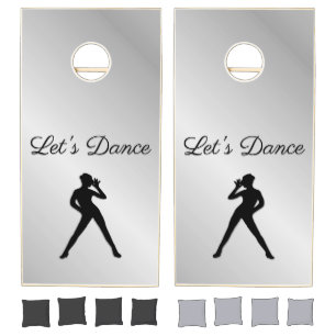 Tap Dancer Let's Dance Cornhole Set