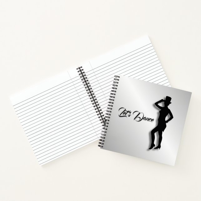 Tap Dancer Let's Dance Notebook (Inside)