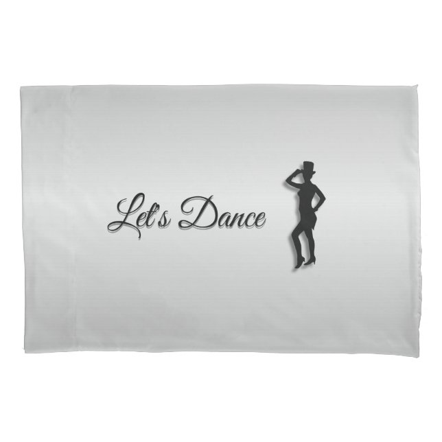 Tap Dancer Let's Dance Pillow Case (Front)