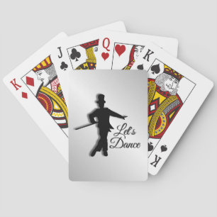 Tap Dancer Let's Dance Poker Cards