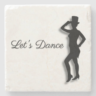 Tap Dancer Let's Dance Stone Coaster