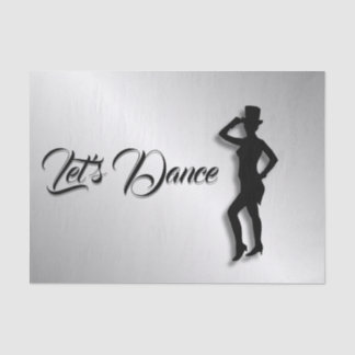 Tap Dancer Let's Dance Tissue Paper