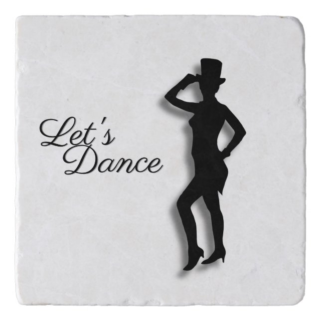 Tap Dancer Let's Dance Trivet (Front)