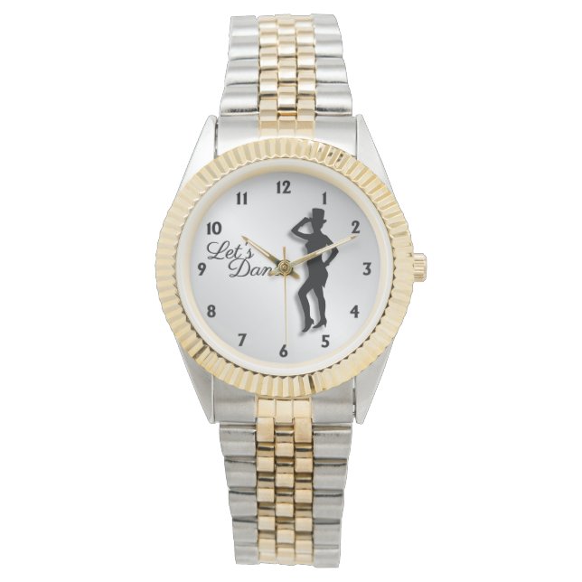 Tap Dancer Let's Dance Twelve Numbers Watch (Front)