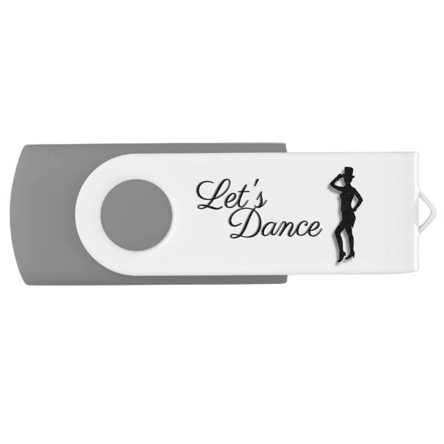Tap Dancer Let's Dance USB Flash Drive (Front)