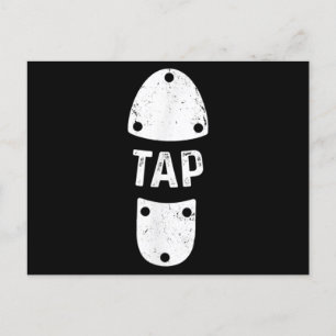 Tap Dancer Shoe Tap Dance Postcard