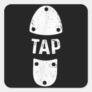 Tap Dancer Shoe Tap Dance Square Sticker