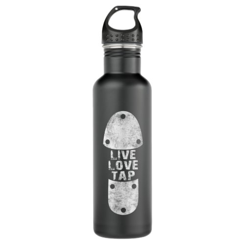 Tap Dances _ Live Love Tap Distressed for Tap Stainless Steel Water Bottle