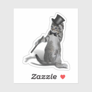 Tap Dancing Cat Sticker