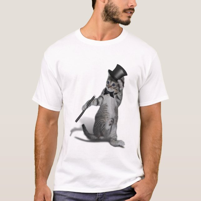 Tap Dancing Cat T-Shirt (Front)