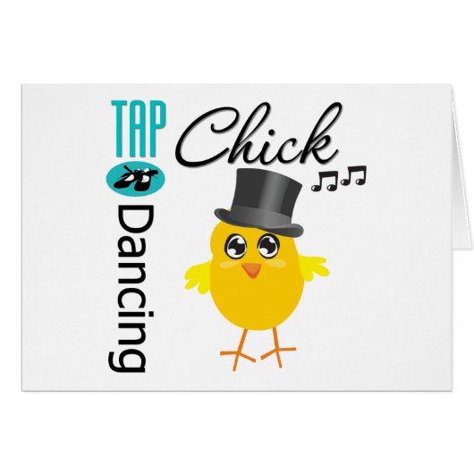 Tap Dancing Chick 5 Cards (Front Horizontal)
