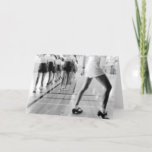 Tap Dancing Class, 1942 Card