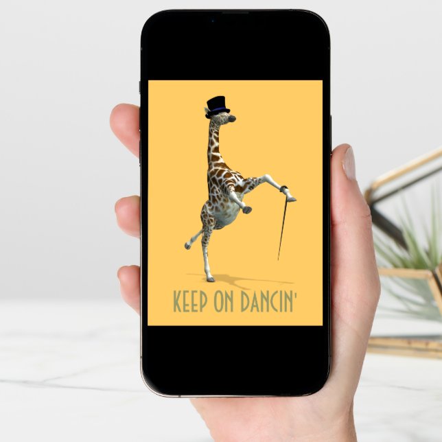Tap Dancing Giraffe Cards (Front Digital)