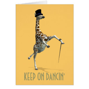 Tap Dancing Giraffe Cards