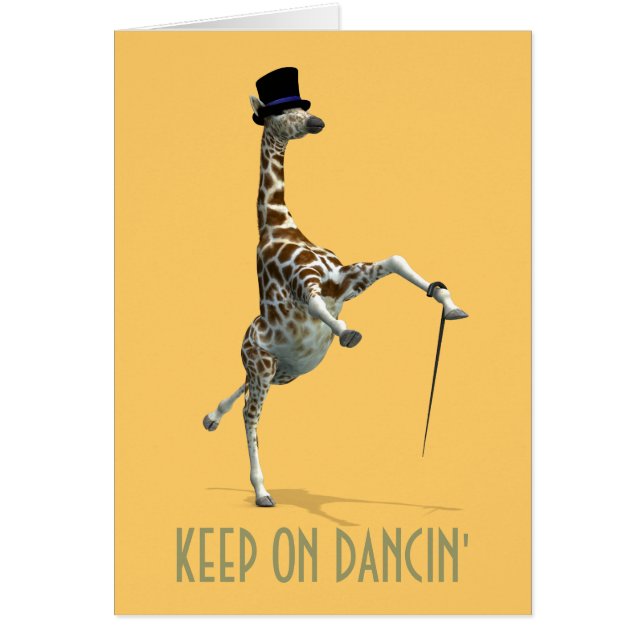 Tap Dancing Giraffe Cards (Front)