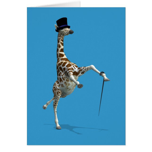 Tap Dancing Giraffe Cards (Front)