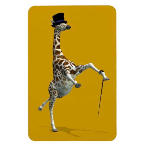 Tap Dancing Giraffe Magnet