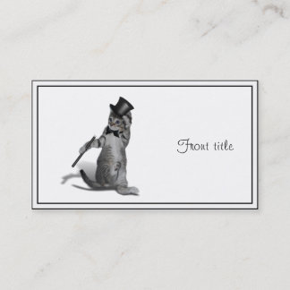 Tap Dancing Kitten Business Card