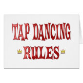 Tap Dancing Rules (Front Horizontal)