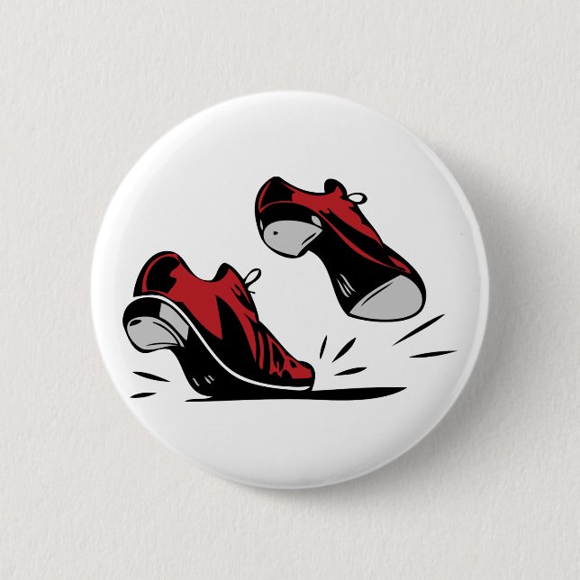 Tap Dancing Shoes Button (Front)