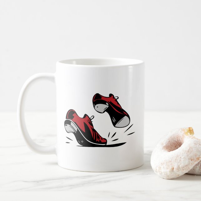 Tap Dancing Shoes Coffee Mug (With Donut)