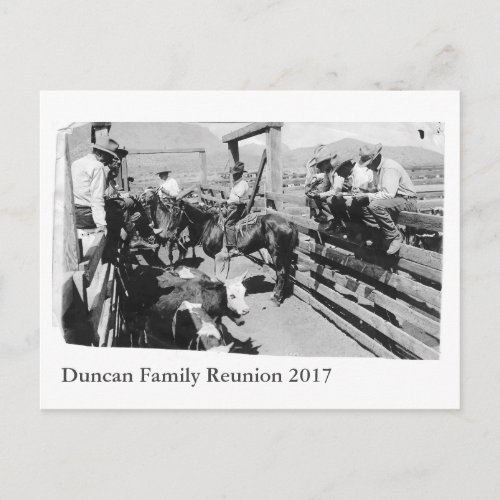 Tap Duncan Reunion Postcard