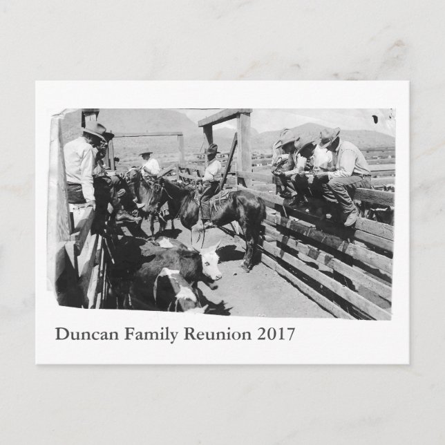 Tap Duncan Reunion Postcard (Front)