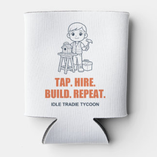 Tap Hire Build Repeat Tradie Stubby Holder Can Cooler