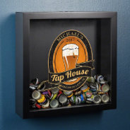 Tap House Classic Beer Glass Wooden Shadow Box at Zazzle