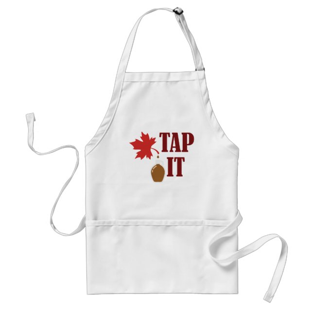 Tap It Maple Syrup Adult Apron (Front)