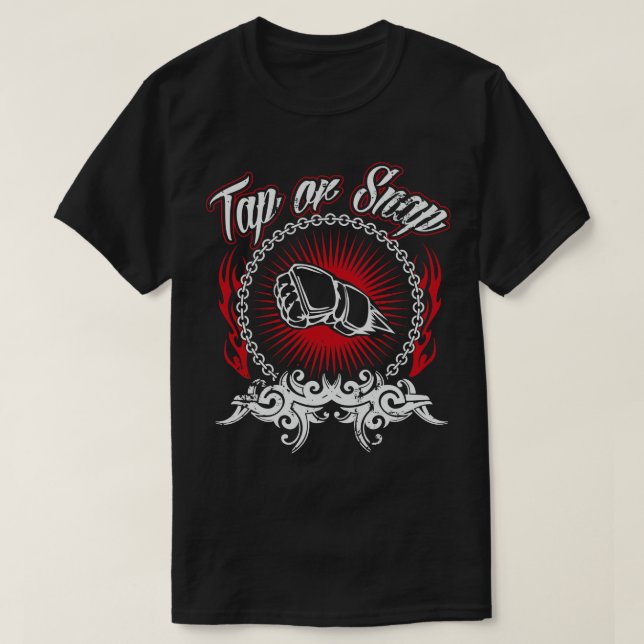 Tap or snap T-Shirt (Design Front)