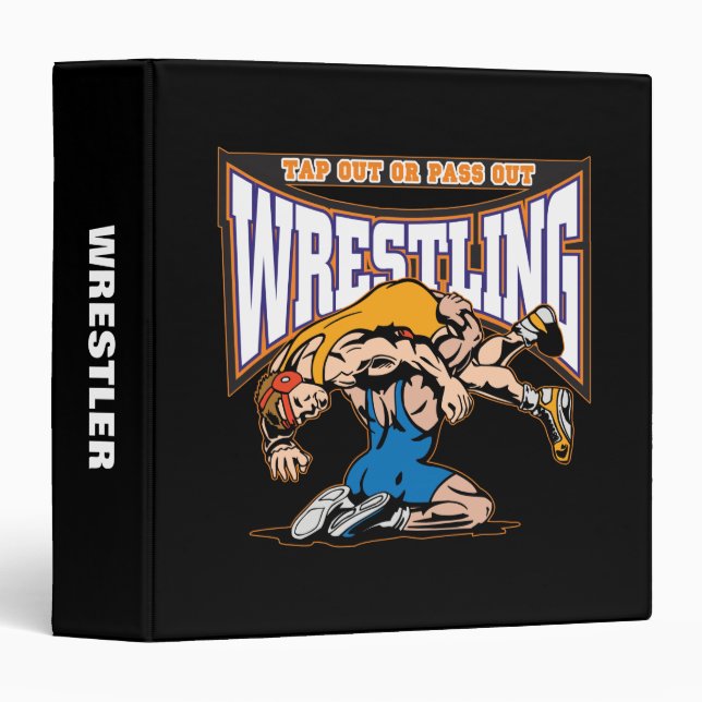 Tap Out Wrestlers Binder (Front/Spine)