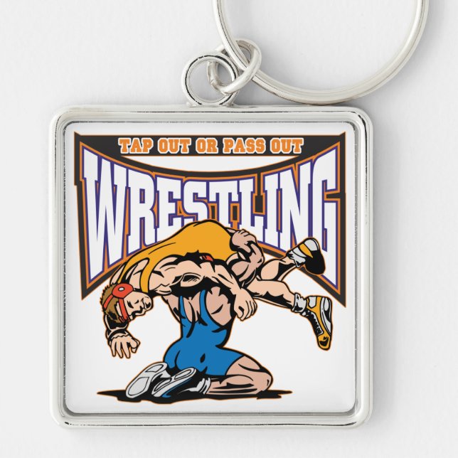 Tap Out Wrestlers Keychain (Front)